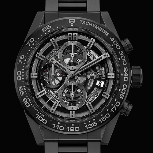 TAG Heuer Carrera Heuer-01 Full Black Matt Ceramic