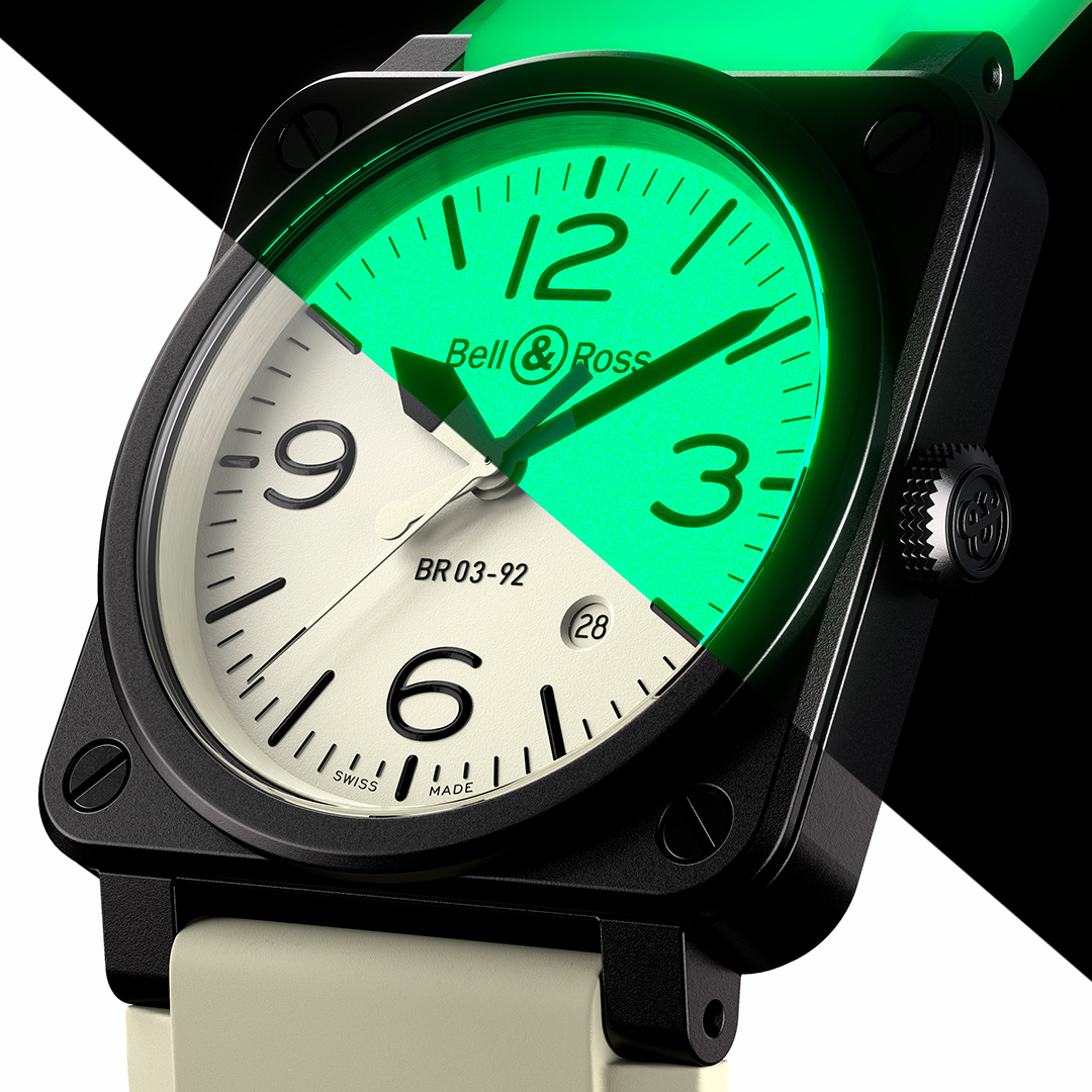 Bell & Ross BR03-92 Full Lum. PandaTells.com