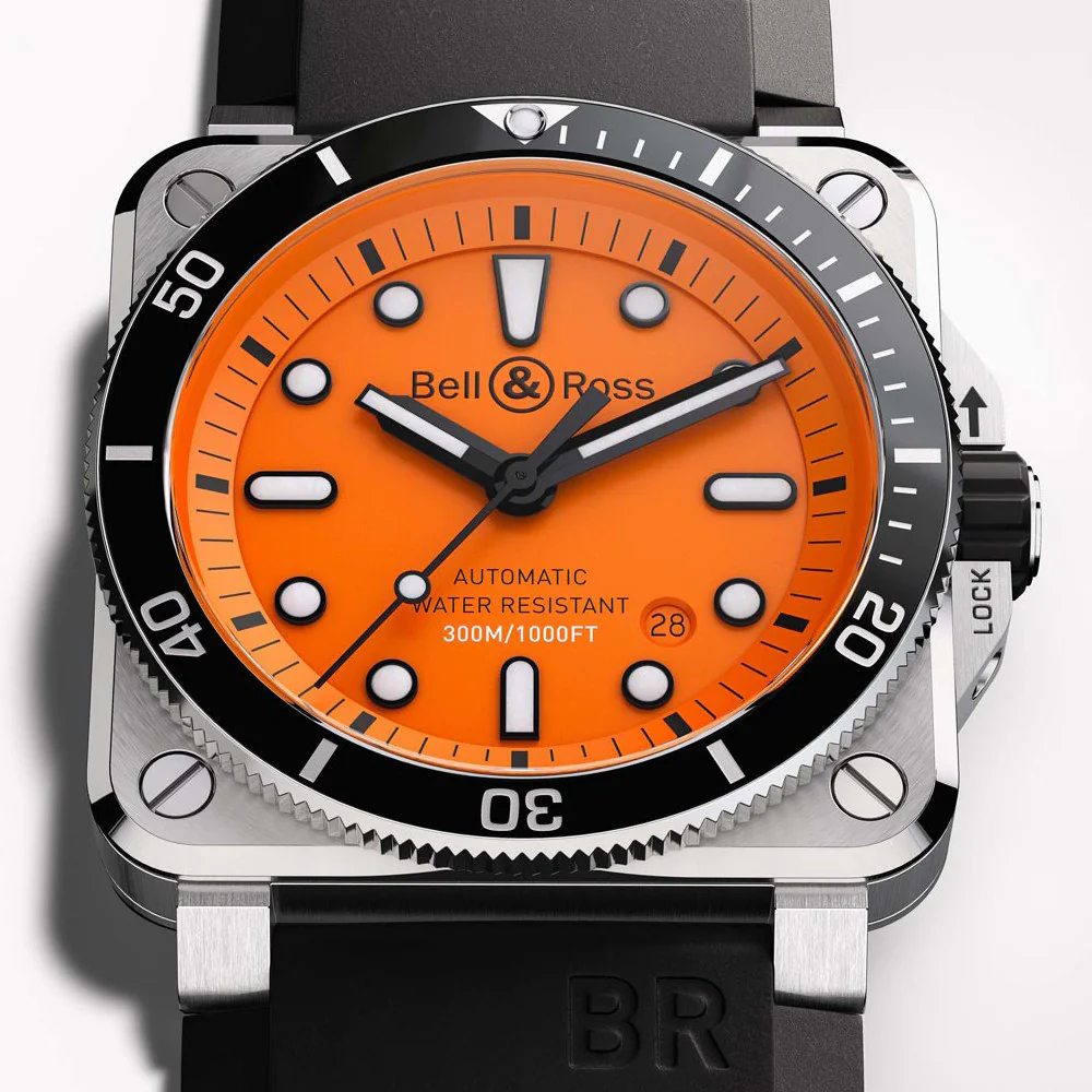 Bell & Ross BR 0392 Diver Orange.
