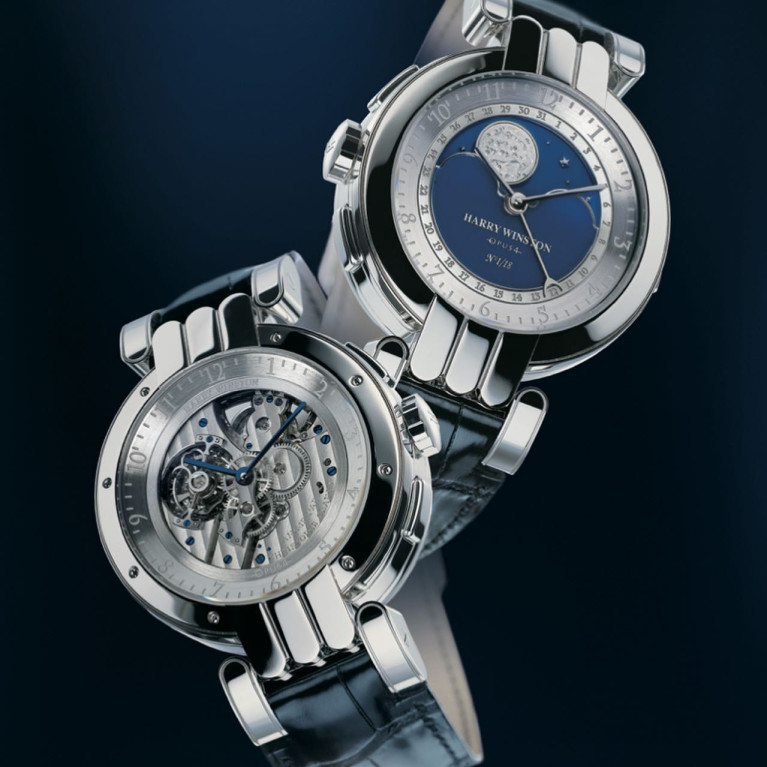 Harry Winston Opus 4. Двухсторонние часы, вдохновленные романтикой ночного неба