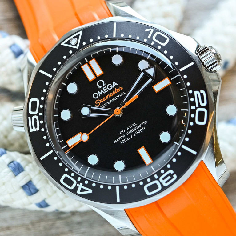 Omega Seamaster Diver 300M No-Date Orange