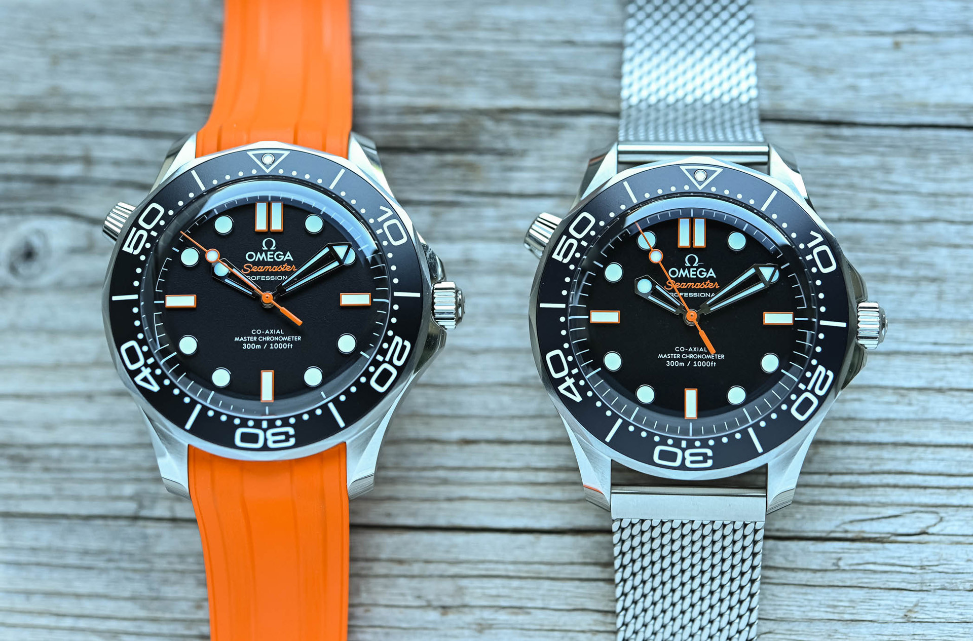 Omega Seamaster Diver 300M No-Date Orange