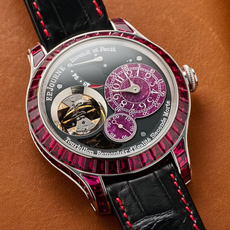 F.P. Journe Tourbillon Souverain Vertical Joaillerie Rubis