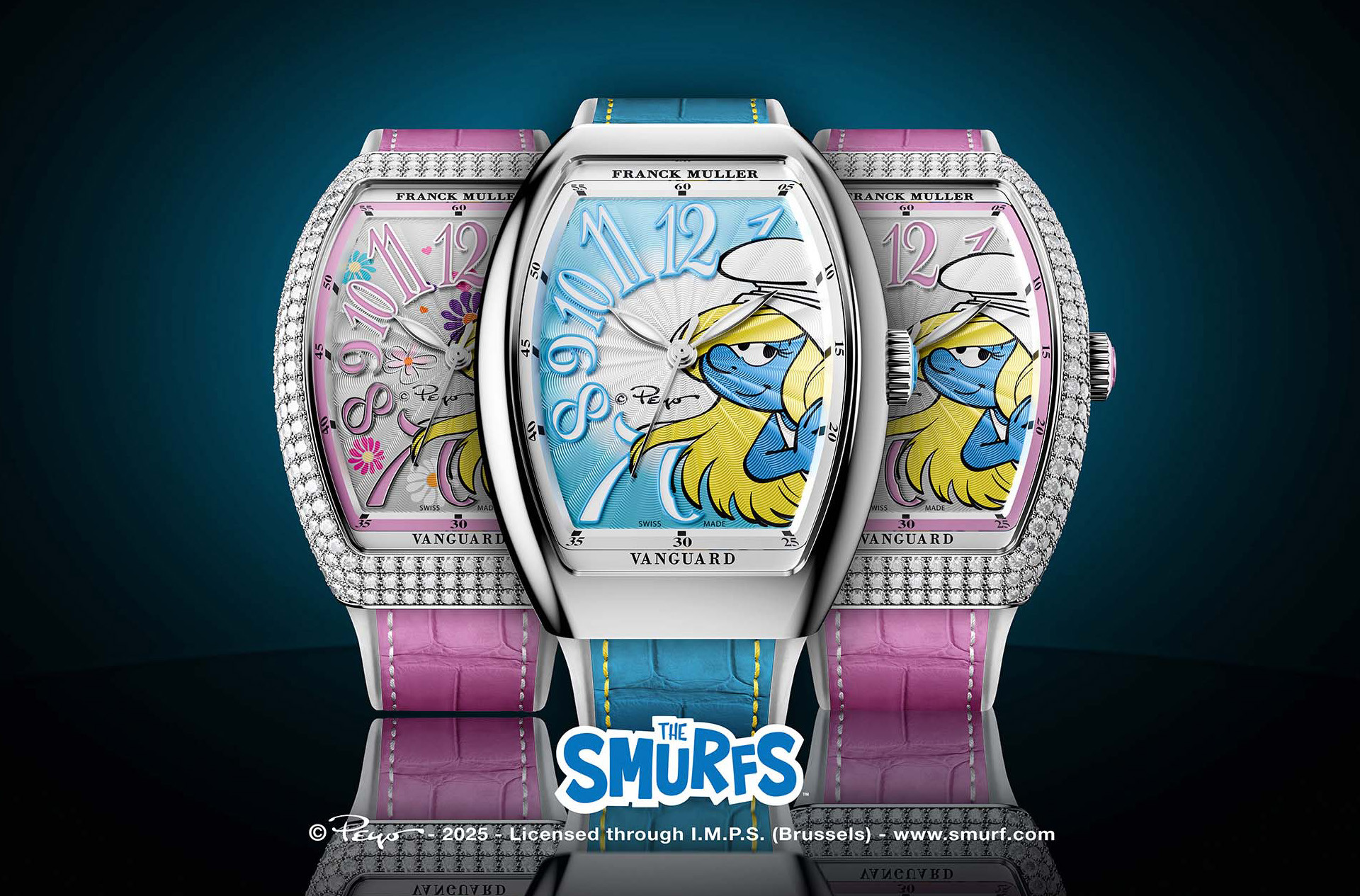 Franck Muller Vanguard Schtroumpfette