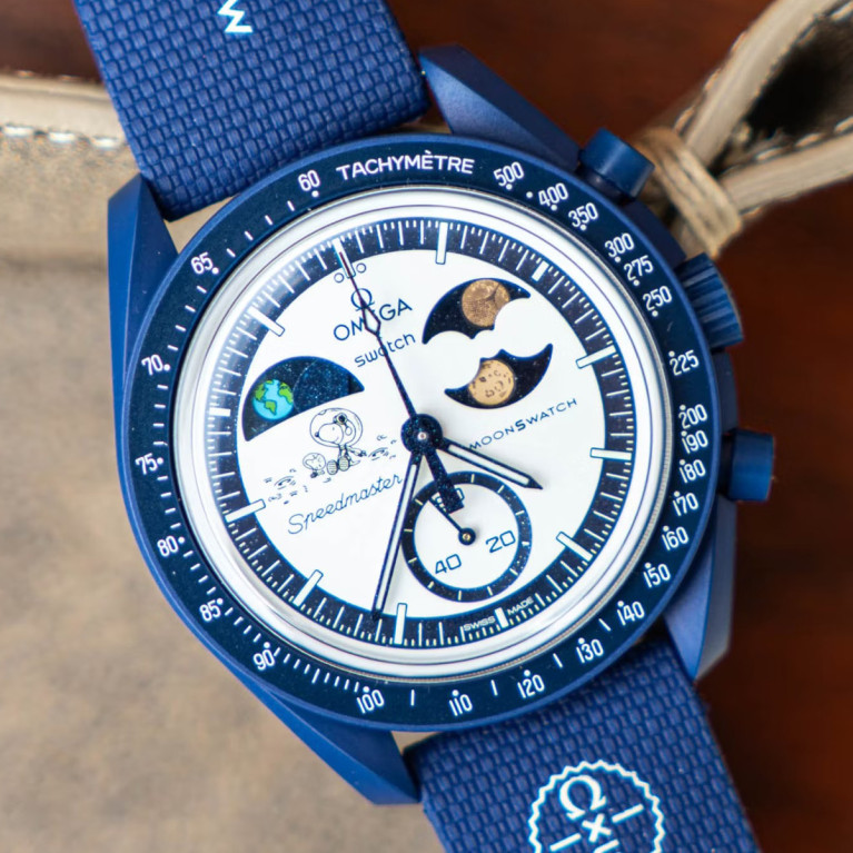 Omega x Swatch MoonSwatch Mission to Earthphase Moonshine Gold