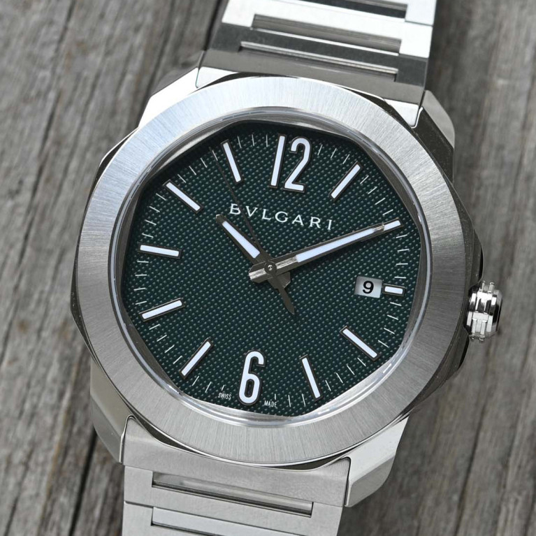 Bvlgari Octo Roma Automatic с зеленым циферблатом