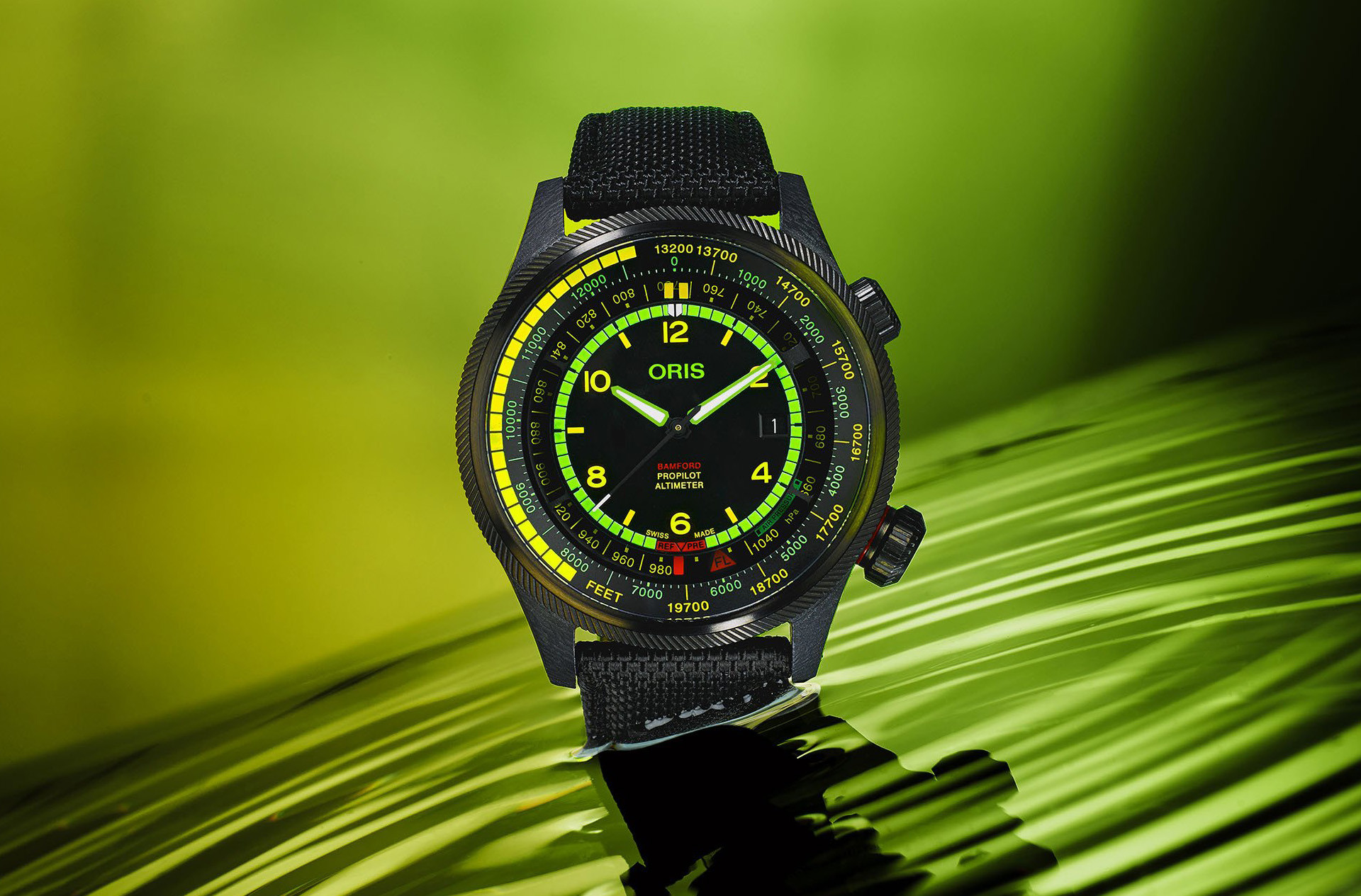 Oris x Bamford ProPilot Altimeter Mission Control