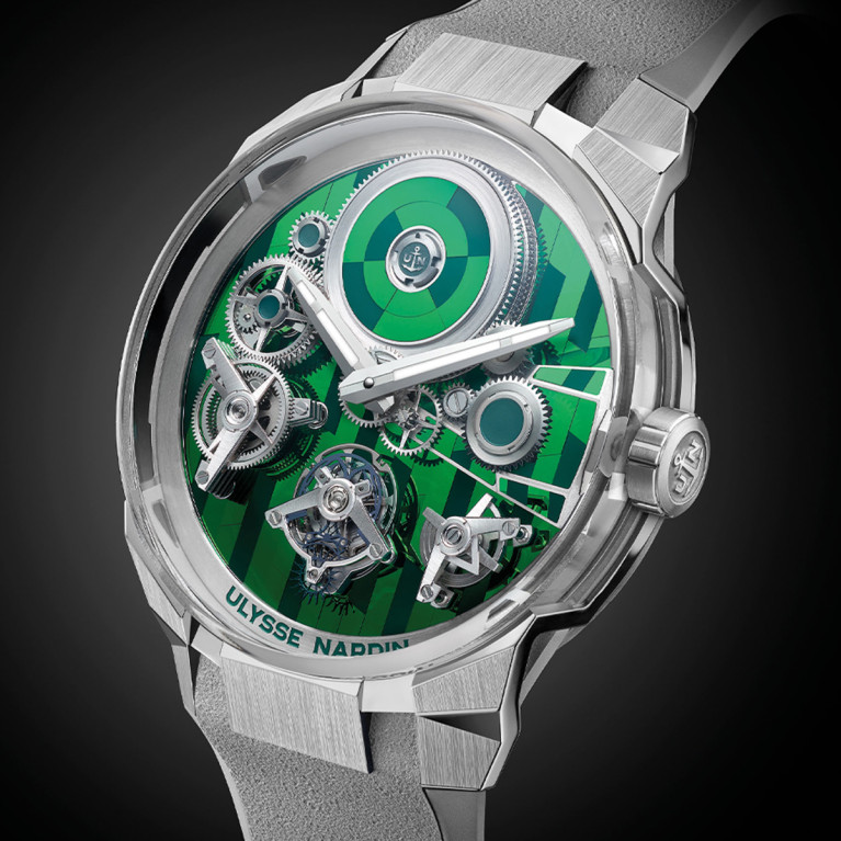 Ulysse Nardin Blast [Free Wheel Marquetry Silicon Green]
