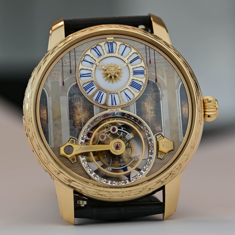 Навороченные Audemars Piguet в тонком корпусе, роскошные Montblanc с видом на Версаль…