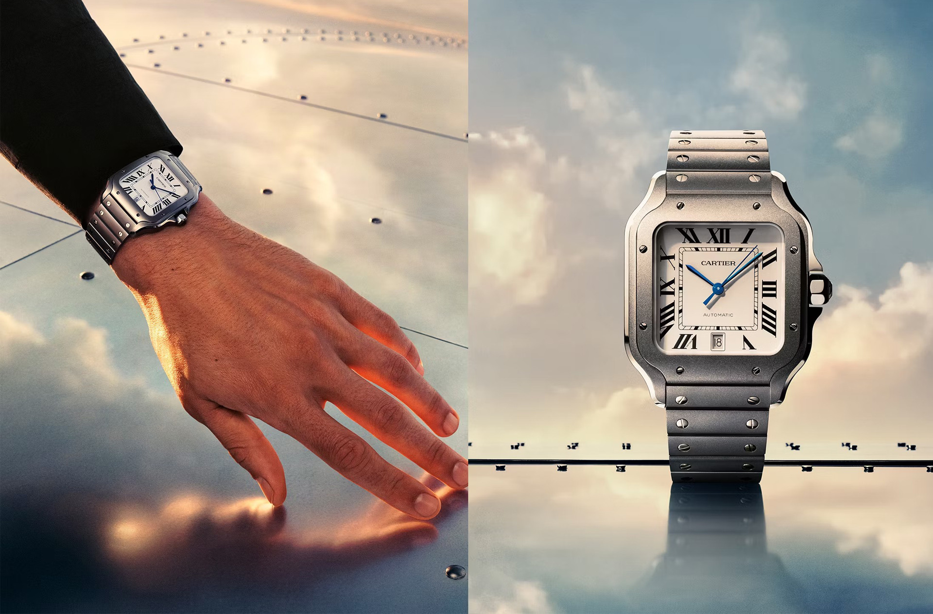 Cartier представила первые Cartier Santos с корпусом из титана