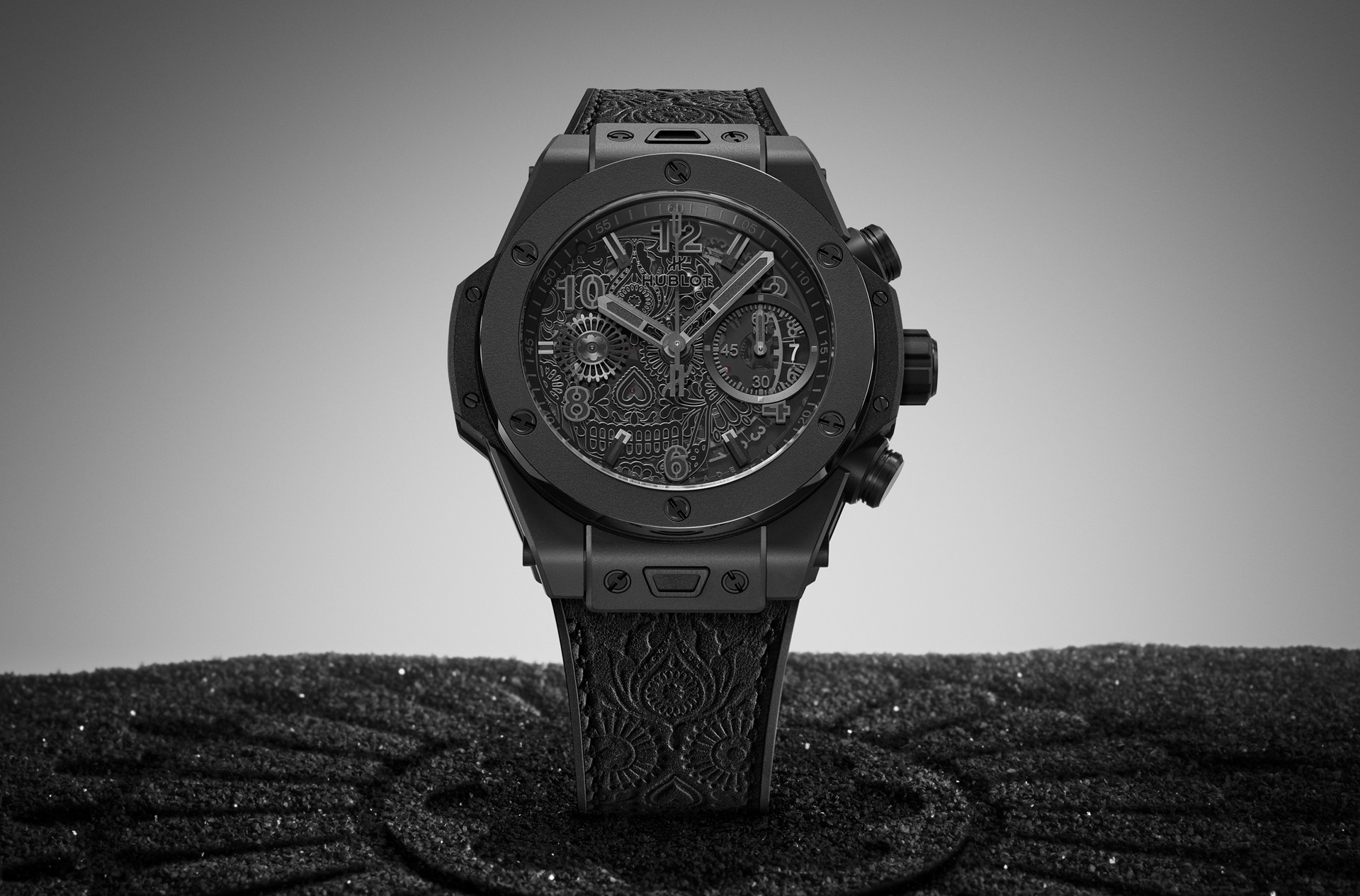 Hublot Big Bang Unico Calavera All Black