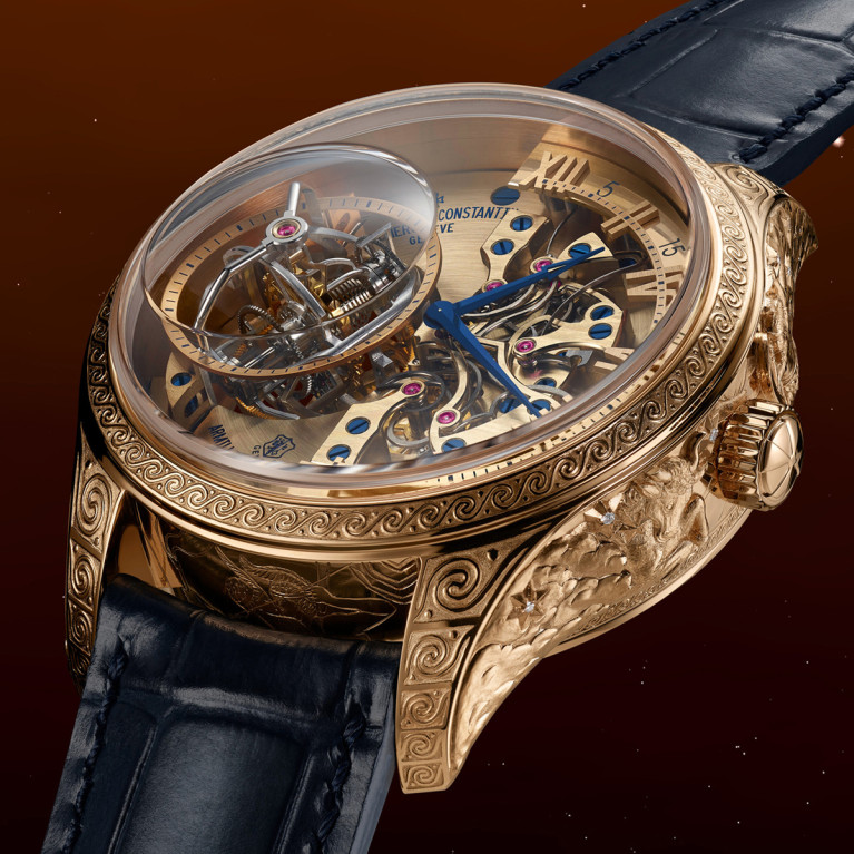 Двухосный турбийон Vacheron Constantin с отсылками к греческой мифологии, гиротурбийон Jaeger-LeCoultre с роскошным декором… Двухосный турбийон Vacheron Constantin с отсылками к греческой мифологии, гиротурбийон Jaeger-LeCoultre с роскошным декором…