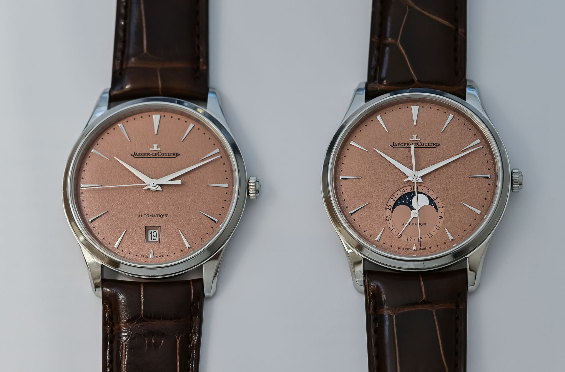 Jaeger-LeCoultre Master Ultra Thin с циферблатами цвета меди