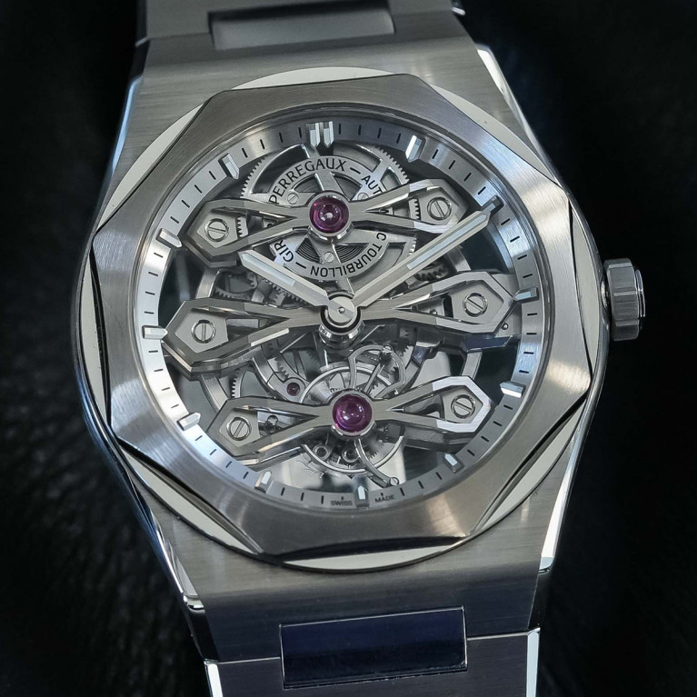 Girard-Perregaux Laureato Three Gold Bridges