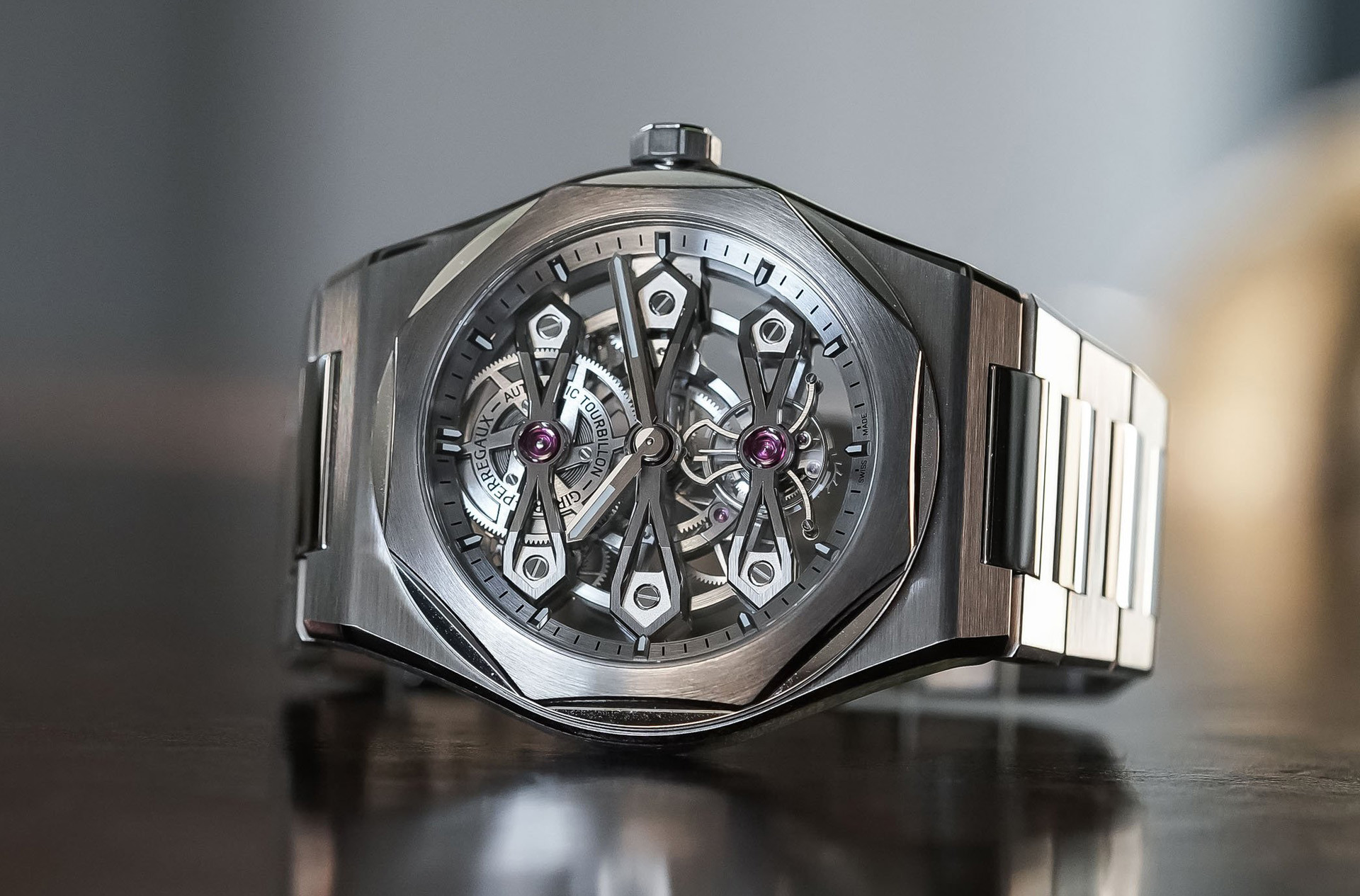 Girard-Perregaux Laureato Three Gold Bridges