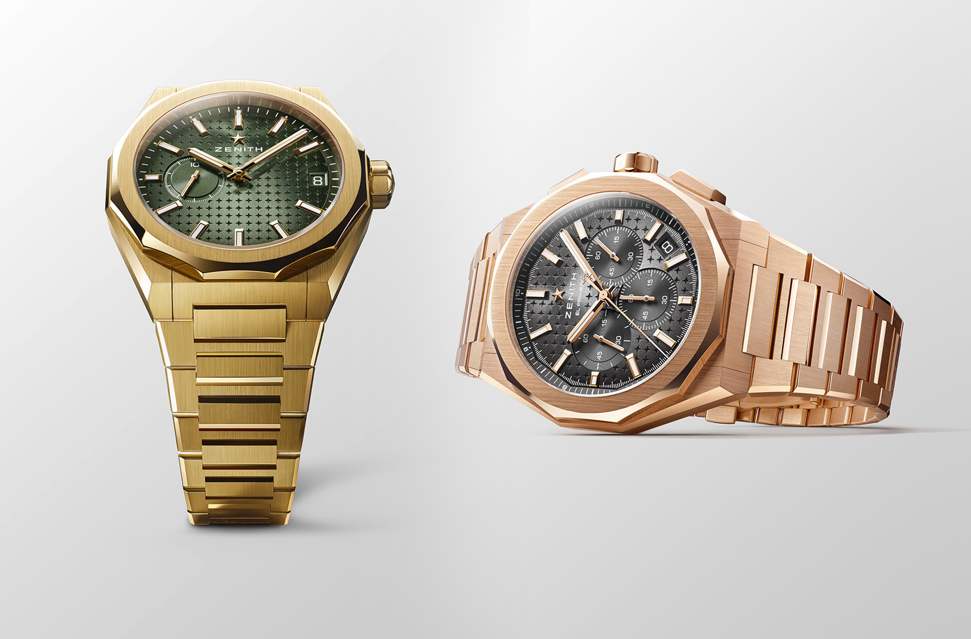 Zenith Defy Skyline в золотых корпусах 