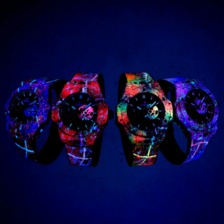 Hublot в корпусах из вручную раскрашенного бетона Hublot в корпусах из вручную раскрашенного бетона