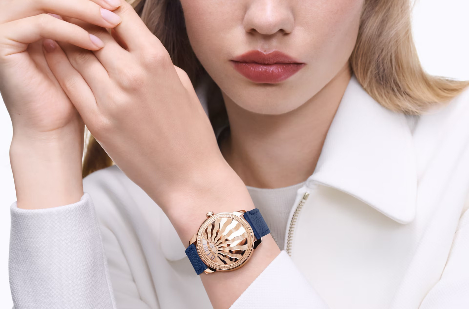 Louis Vuitton Tambour Convergence Rose Gold Guilloché