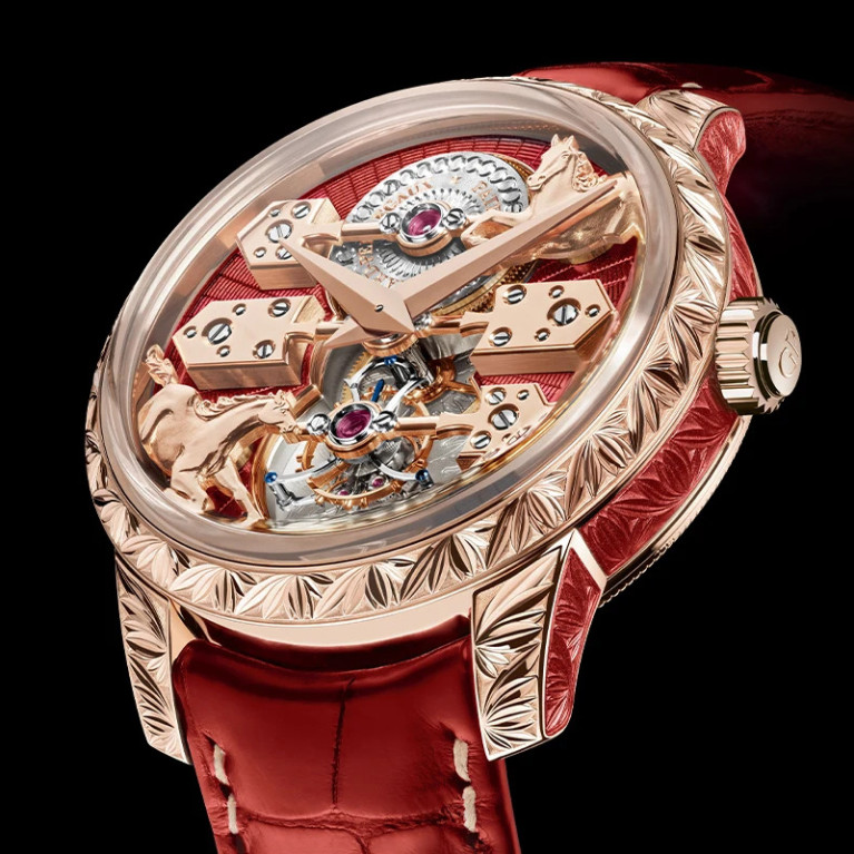 Girard-Perregaux La Esmeralda Tourbillon «A Secret» Eternity Edition к году Огненной лошади