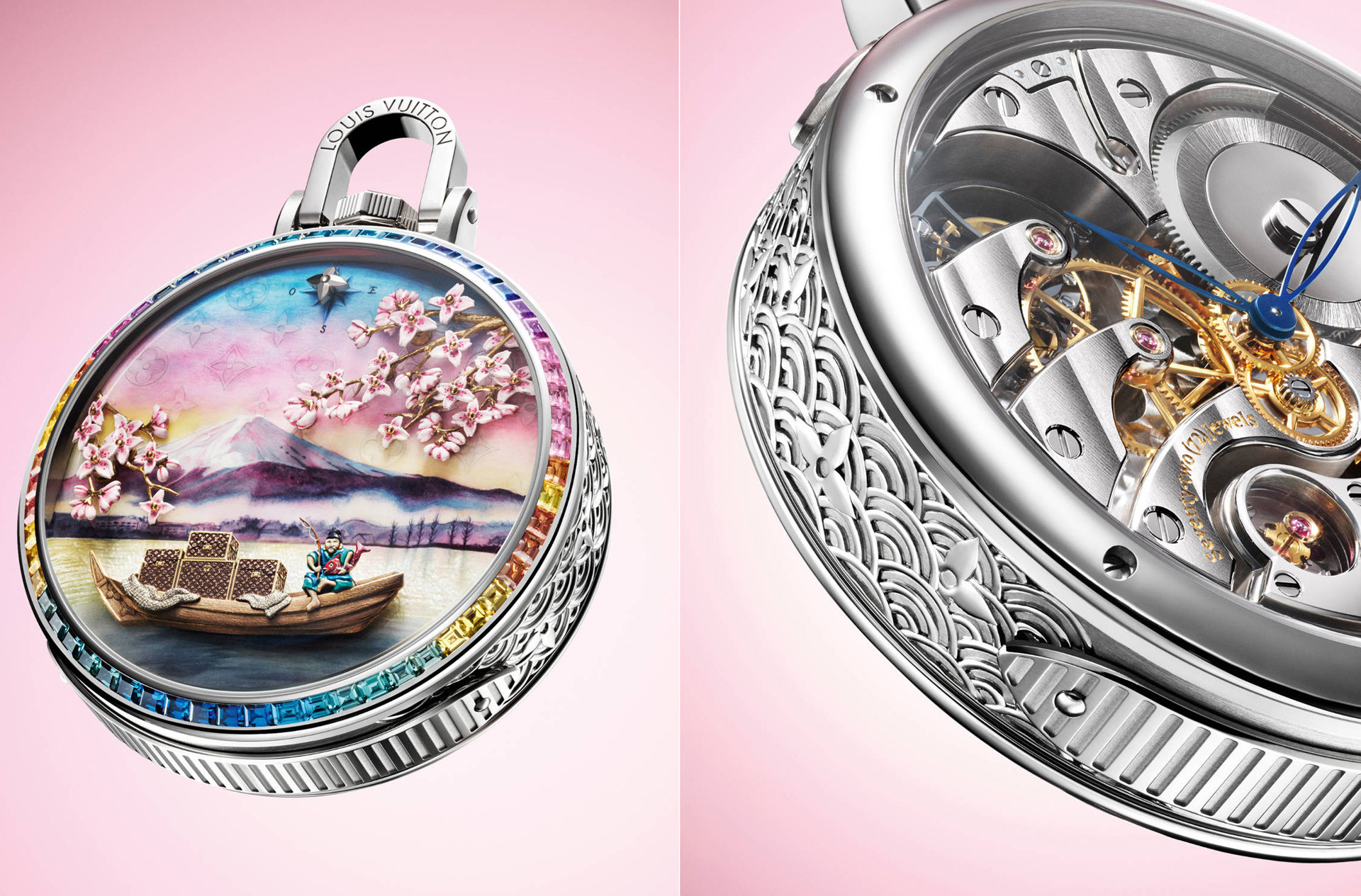 Louis Vuitton Escale au Mont Fuji Pocket Watch