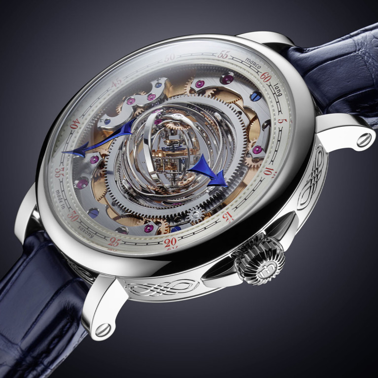 Трио из цветной керамики от Richard Mille, центральный турбийон с 7 осями от Marco Lang…