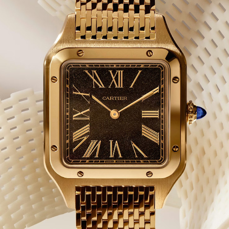 Cartier Santos-Dumont в корпусах из желтого золота и платины