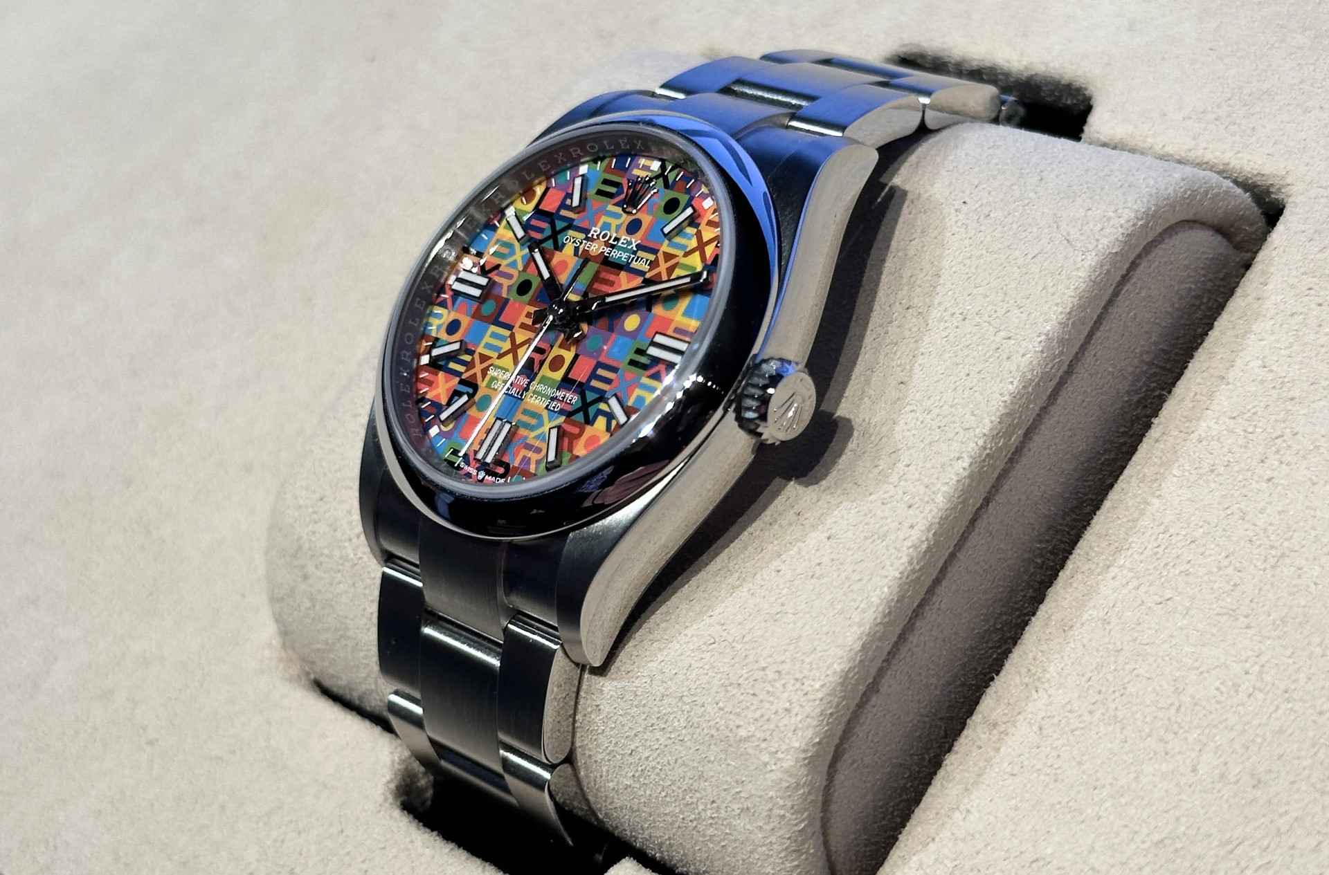 Rolex Oyster Perpetual «Jubilee Dial». Игривый поп-арт в пределах €7,000