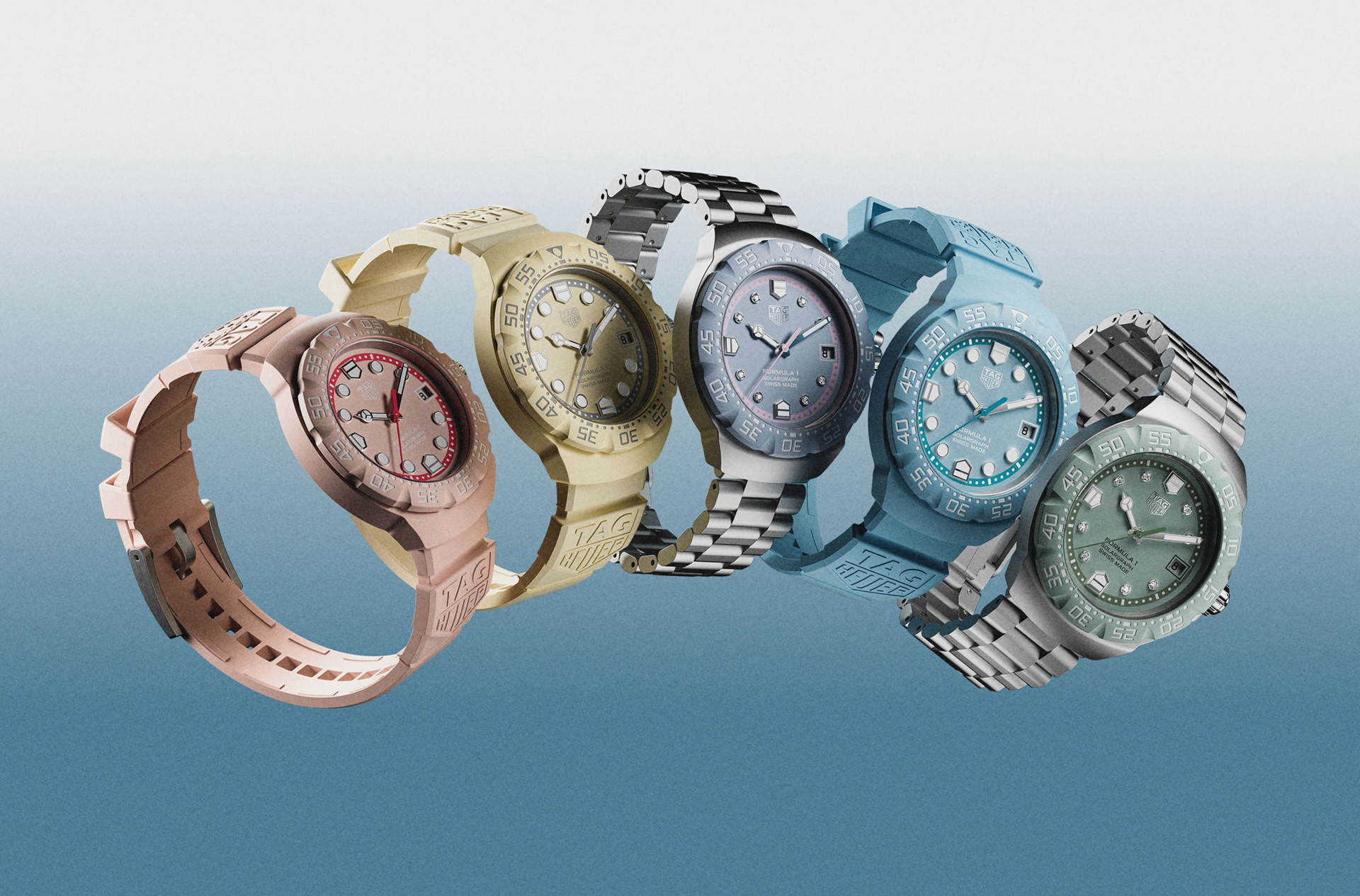 TAG Heuer Formula 1 Solargraph 38mm Pastel Collection