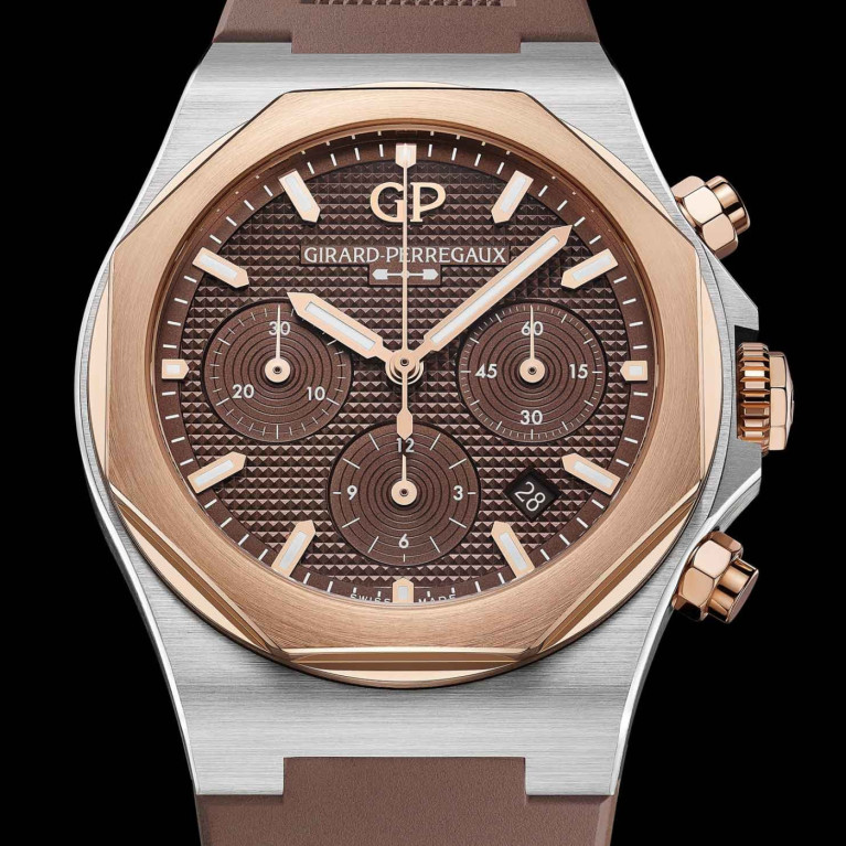 Биколорные Girard-Perregaux Laureato Chronograph 42mm