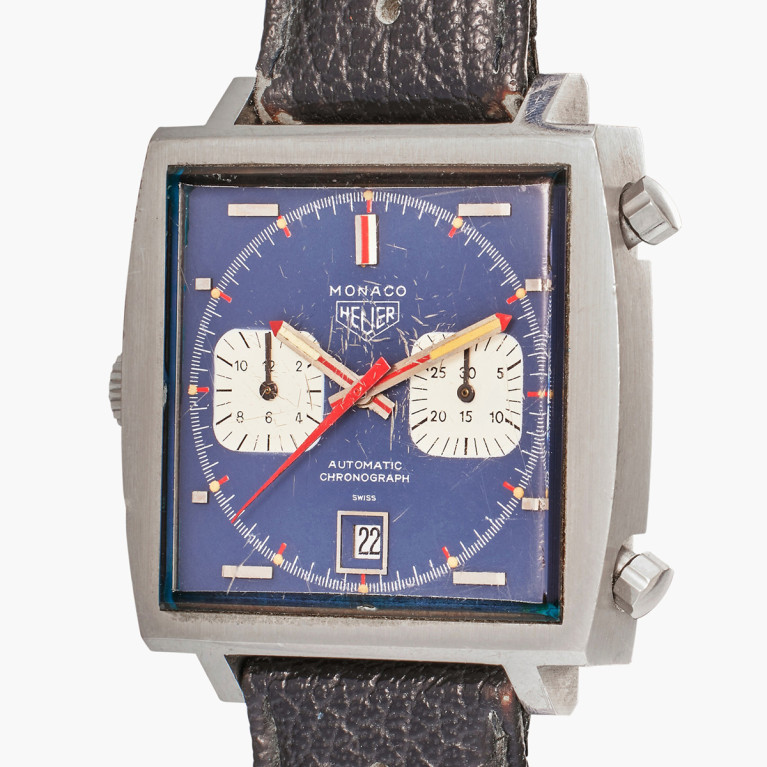 Heuer Monaco со съемок фильма «Ле Ман» ушли с молотка за $640,000 Heuer Monaco со съемок фильма «Ле Ман» ушли с молотка за $640,000