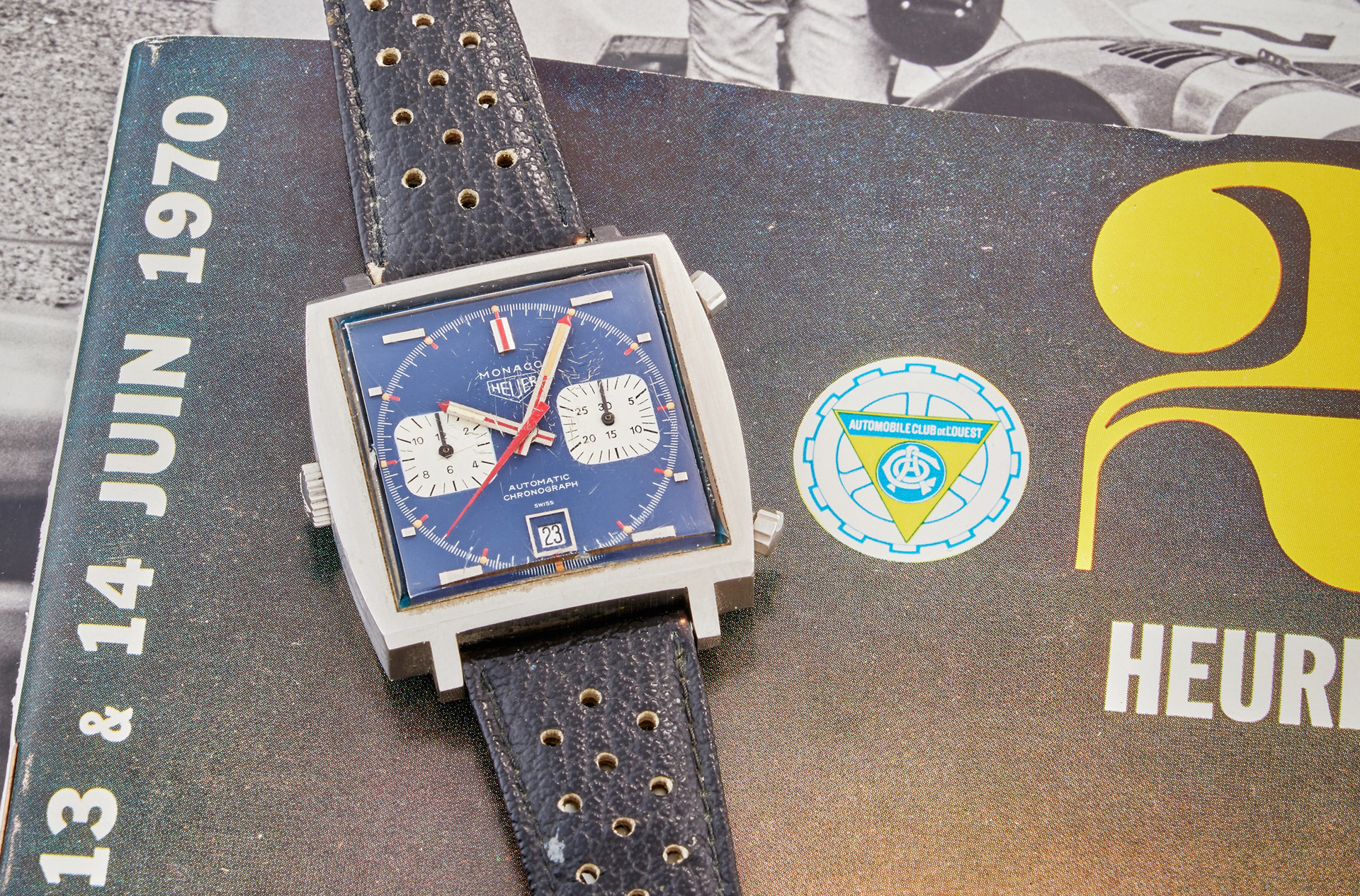 Heuer Monaco со съемок фильма «Ле Ман» ушли с молотка за $640,000