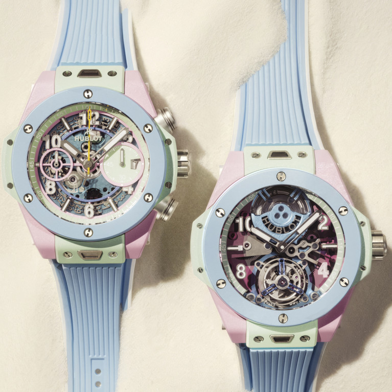 Летние новинки Hublot Big Bang в корпусах из керамики пастельных тонов Летние новинки Hublot Big Bang в корпусах из керамики пастельных тонов