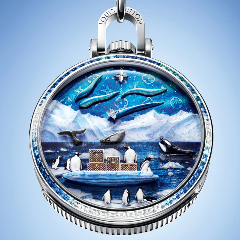 Louis Vuitton Escale en Alaska Pocket Watch. Самые сложные часы Louis Vuitton Louis Vuitton Escale en Alaska Pocket Watch. Самые сложные часы Louis Vuitton