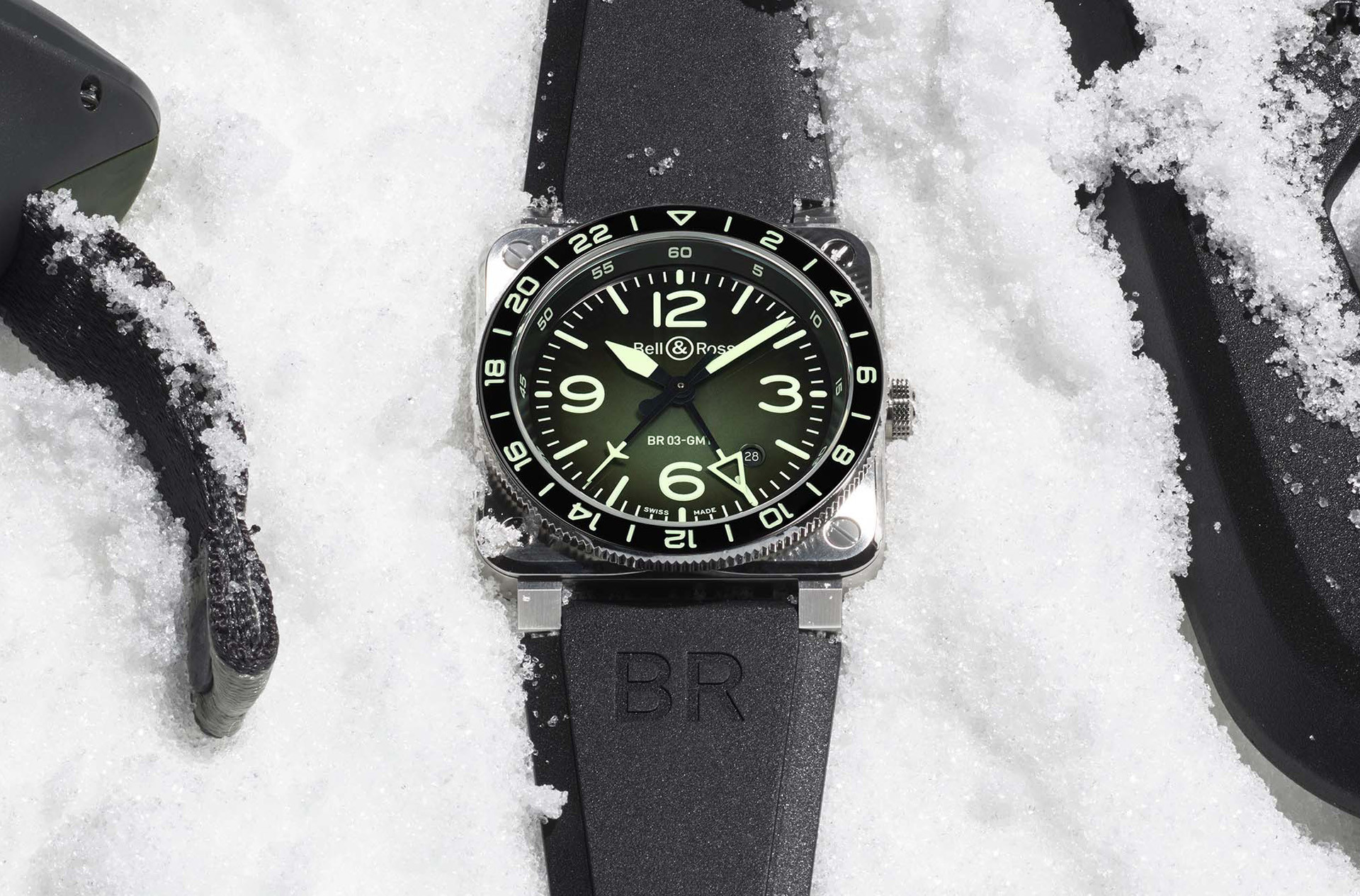 Bell & Ross BR-03 GMT Green Lum