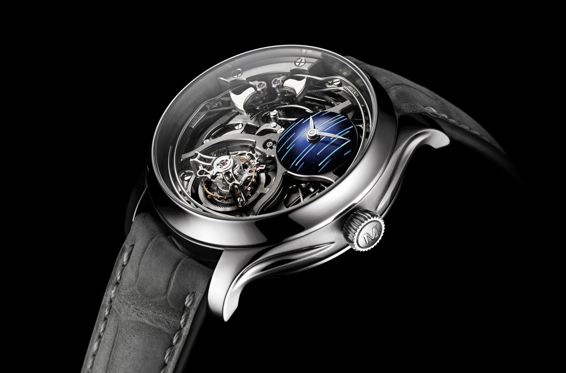 Минутный репетир H. Moser & Cie. с эффектным звездопадом, волдтаймер Ulysse Nardin по мотивам шедевров Людвига Окслина…