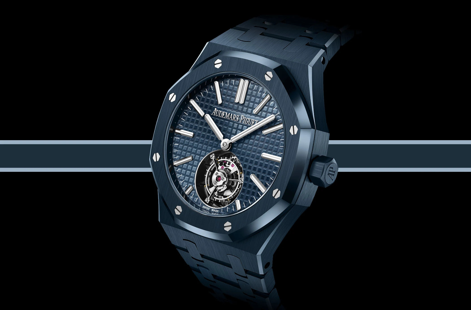 Audemars Piguet Royal Oak Selfwinding Flying Tourbillon Bleu Nuit Nuage Ceramic 26730CD