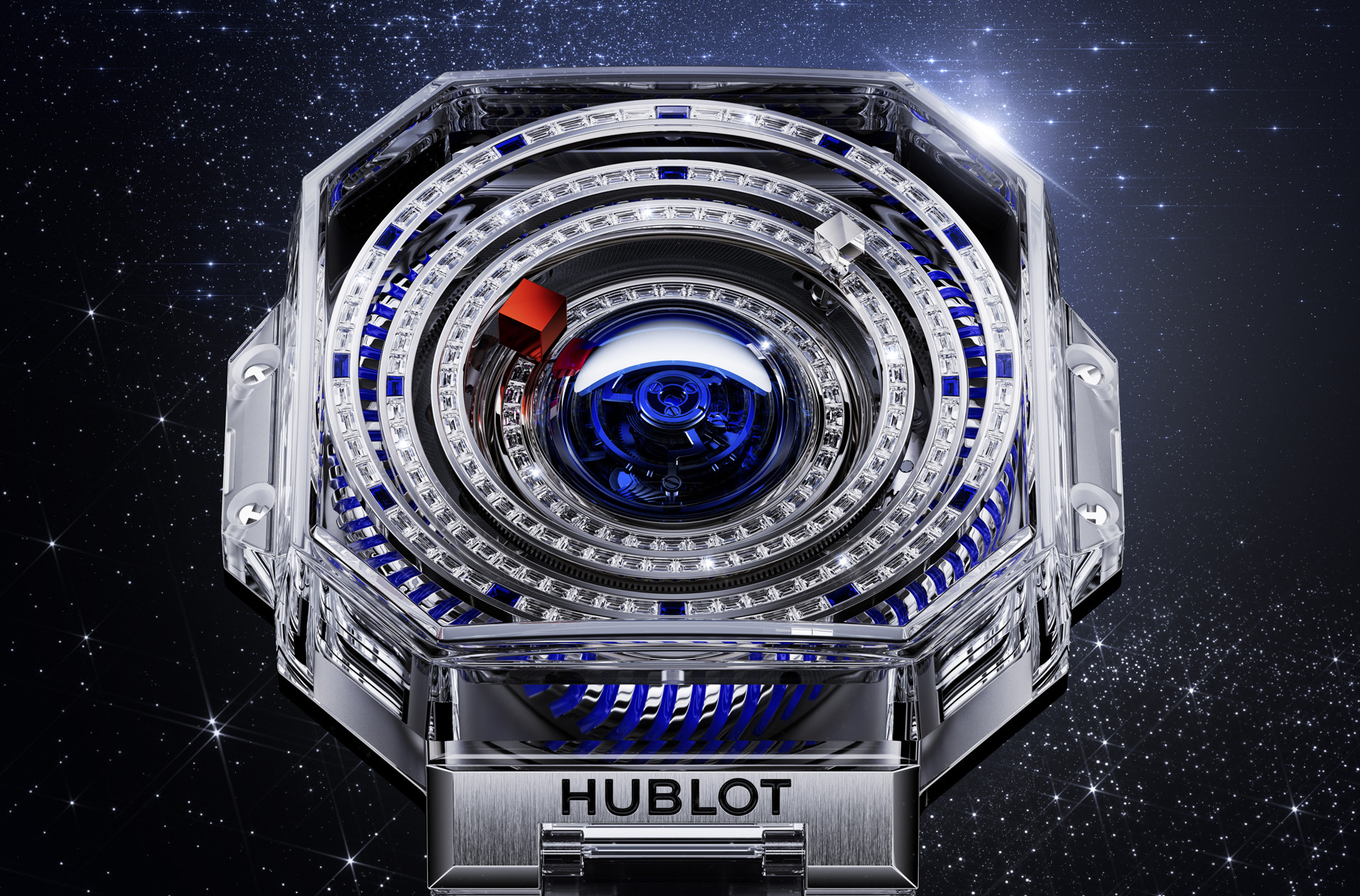 Сапфировые Hublot как маленькая модель вселенной, неожиданный годовой календарь Rolex…