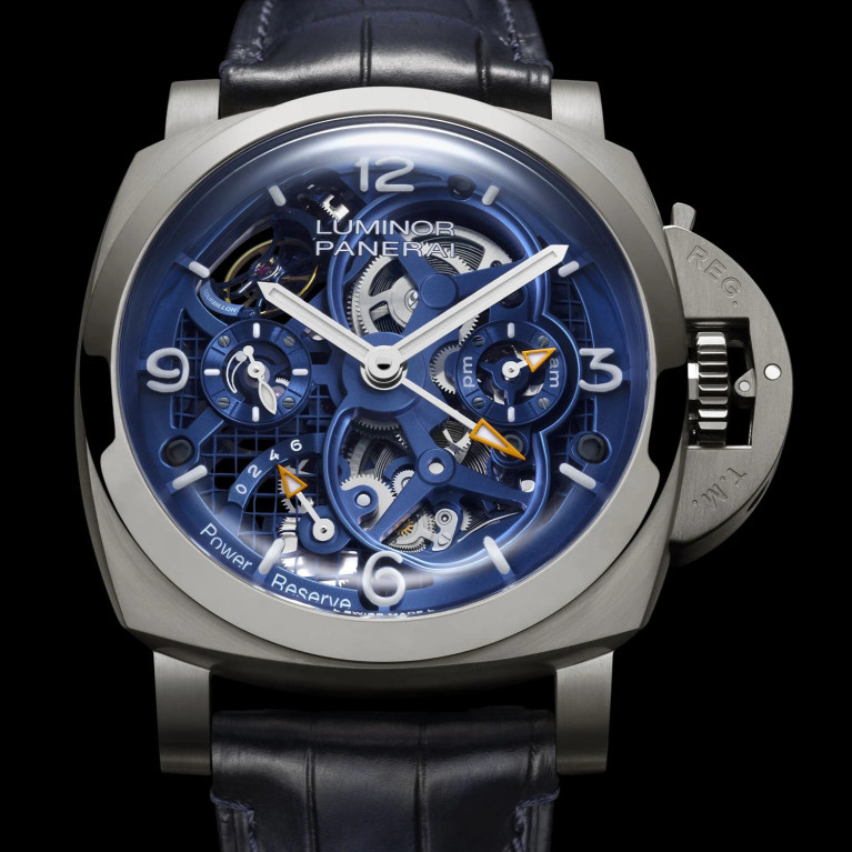Panerai Luminor Tourbillon GMT Titanio PAM01784