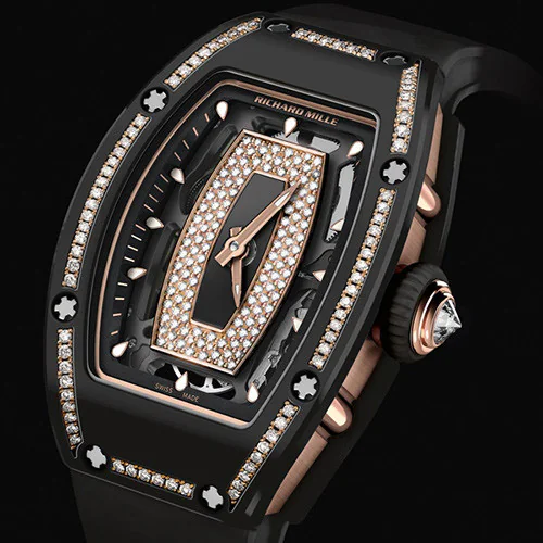 Richard Mille RM 07-01 в корпусе из инкрустированной черной керамики