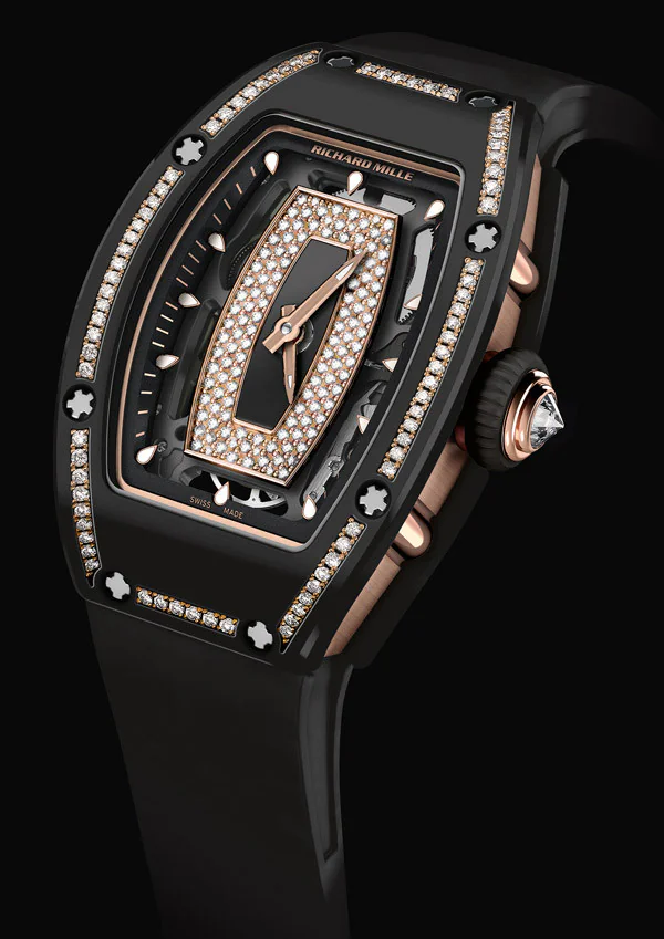 Richard Mille RM 07-01 в корпусе из инкрустированной черной керамики