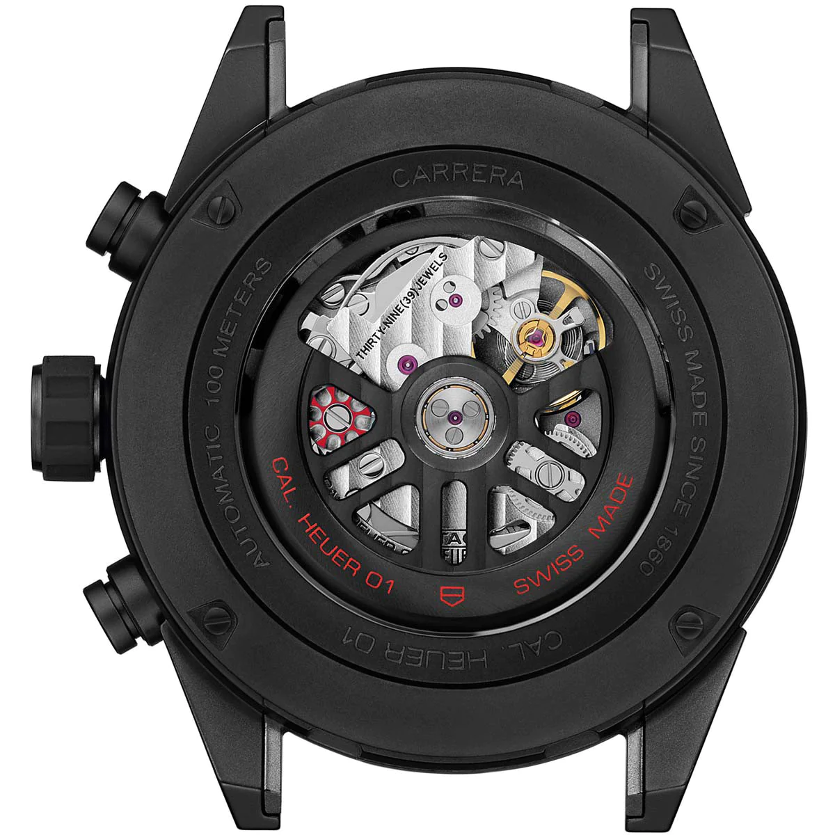 TAG Heuer Carrera Heuer-01 Full Black Matt Ceramic
