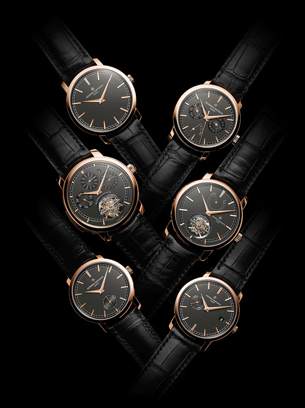 Vacheron Constantin Traditionnelle с циферблатами грифельного цвета