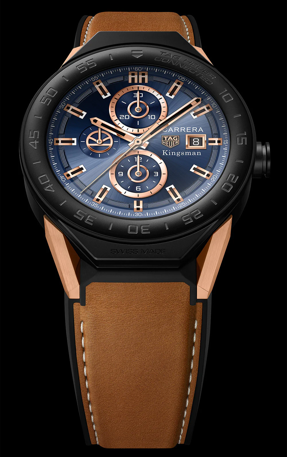 TAG Heuer представила специальную версию умных часов для фильма «Kingsman: Золотое кольцо»