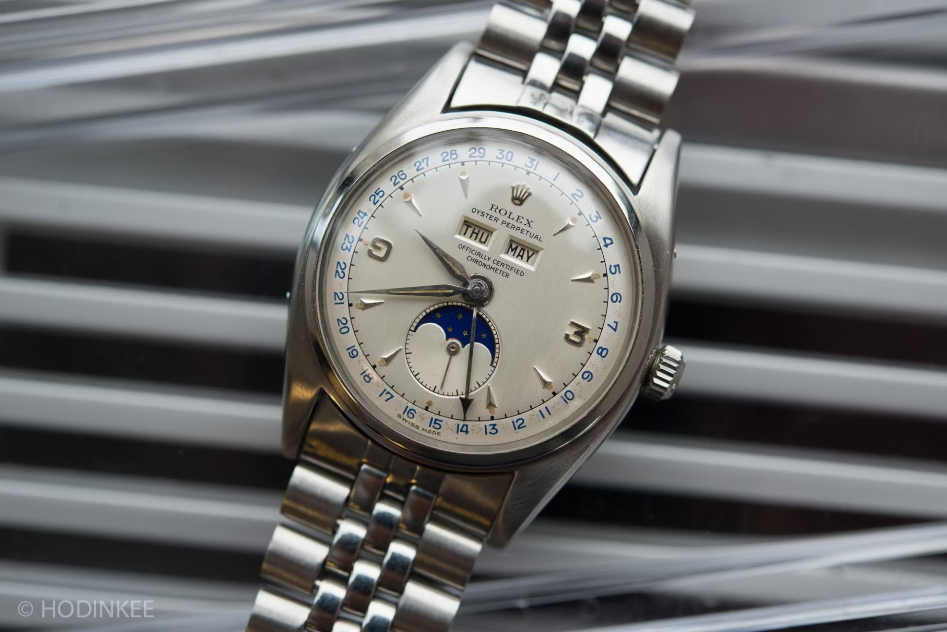 Пример модели Rolex Ref. 6062 в корпусе из стали