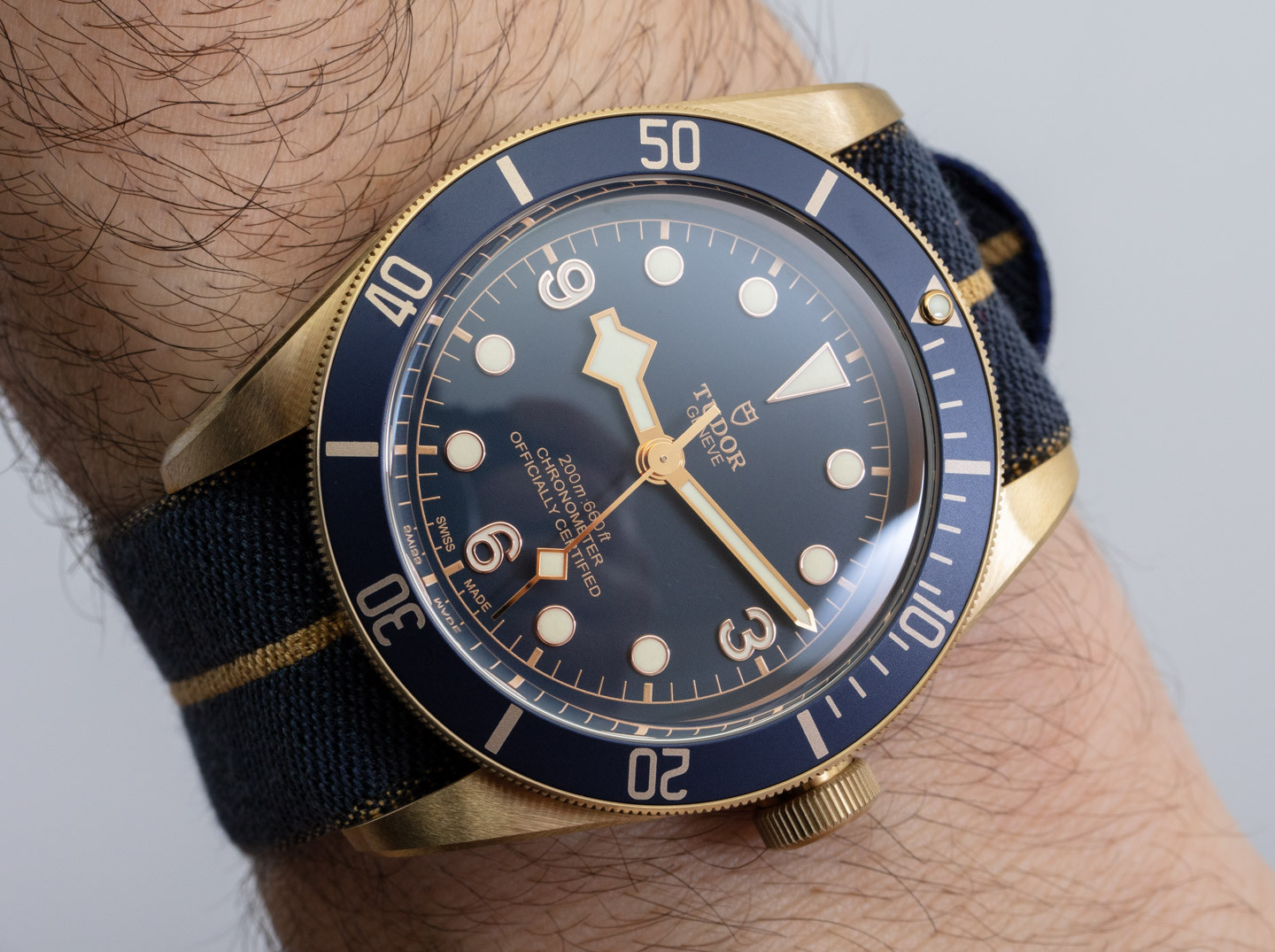 Tudor Black Bay Bronze Bucherer Blue