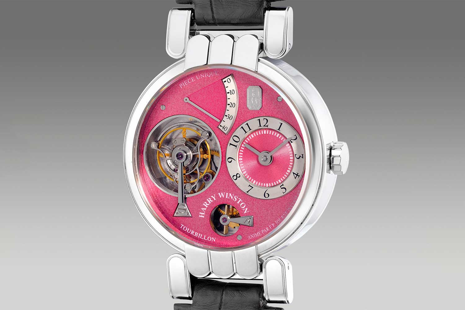 Harry Winston Opus 1 Tourbillon, которые в июне 2021 года были проданы на аукционе Phillips в Гонконге за $471,072