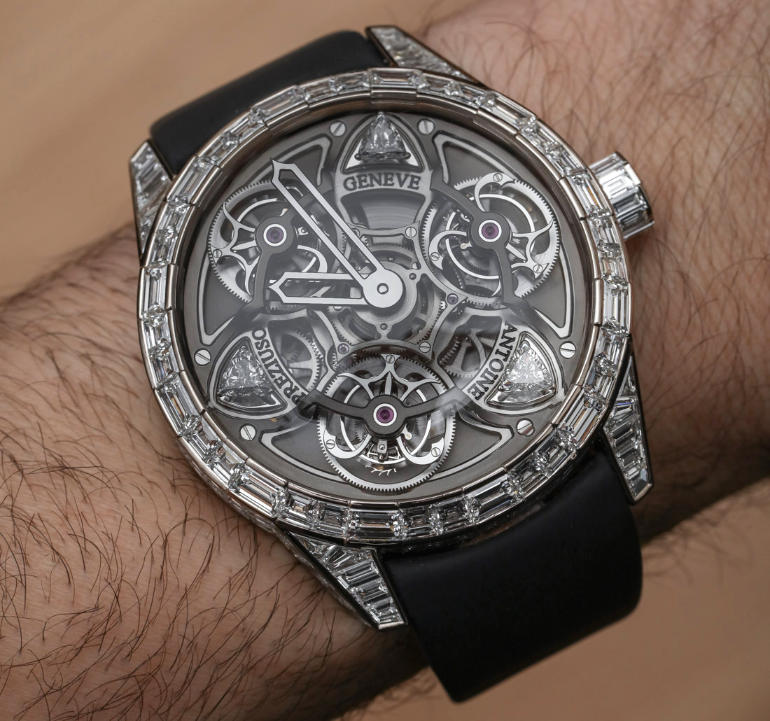 Antoine Preziuso Tourbillon of Tourbillons с бриллиантами