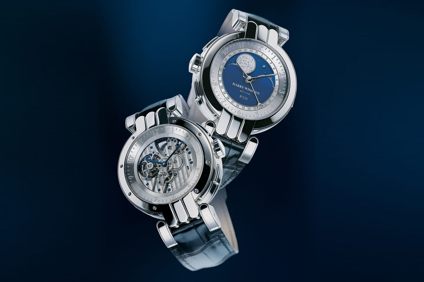 Harry Winston Opus 4. Двухсторонние часы, вдохновленные романтикой ночного неба