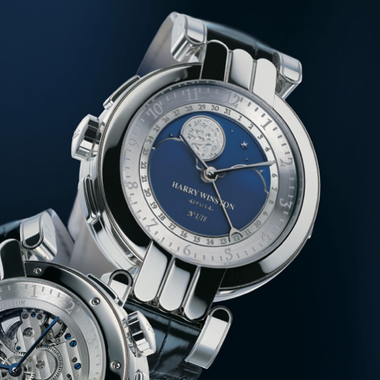 Harry Winston Opus 4. Двухсторонние часы, вдохновленные романтикой ночного неба