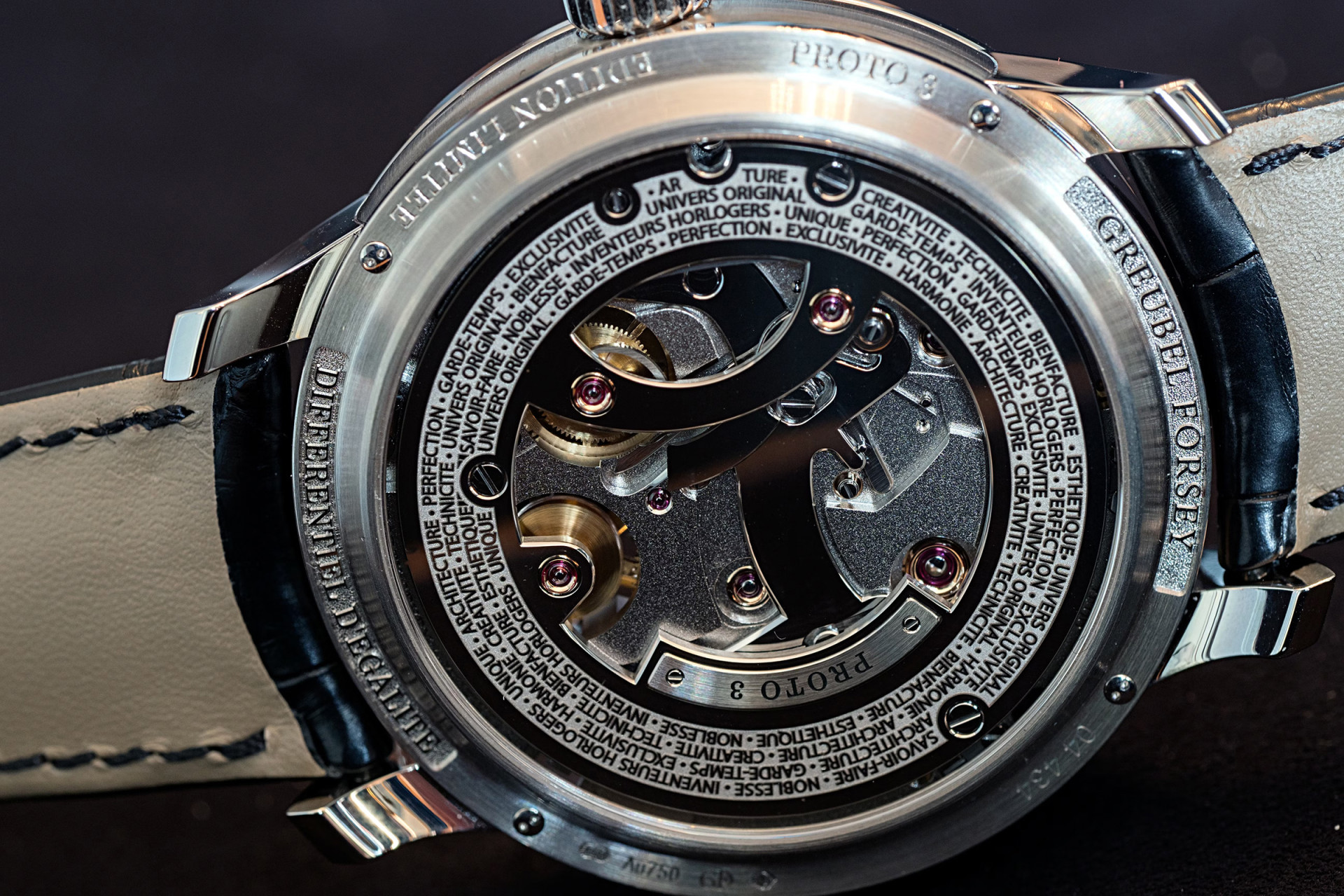 Greubel Forsey Différentiel d'Égalité